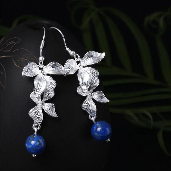 dangle & chandelier trendy flower blue lapis stone 925 sterling silver earrings for women female hook earring fine jewelry christmas yea101
dangle & chandelier trendy flower blue lapis stone 925 sterling silver earrings for women female hook earring fine jewelry christmas yea101