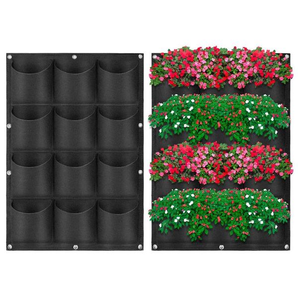 planters & pots wall hanging planting bags 4/12/36 pockets black grow bag planter vertical garden vegetable living home supplies
planters & pots wall hanging planting bags 4/12/36 pockets black grow bag planter vertical garden vegetable living home supplies
