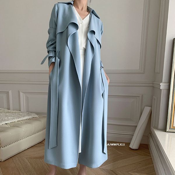 women's trench coats fashion solid minimalist long women belted spring autumn lady windbreaker female clothes s5nk, Tan;black
women's trench coats fashion solid minimalist long women belted spring autumn lady windbreaker female clothes s5nk, Tan;black