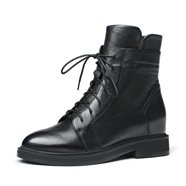 boots women's ankle autumn and winter models high to help shoes brand quality fashion women, Black
boots women's ankle autumn and winter models high to help shoes brand quality fashion women, Black