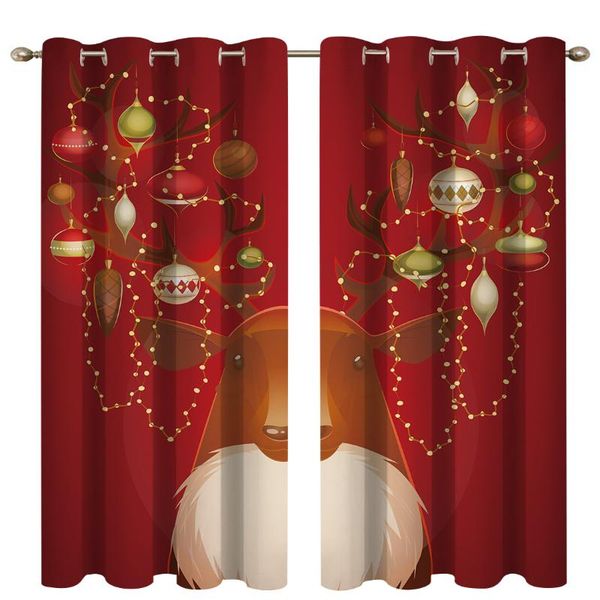 curtain & drapes 2 pcs/set christmas antelope thickened cloth nordic window blackout curtains for bedroom and living room
curtain & drapes 2 pcs/set christmas antelope thickened cloth nordic window blackout curtains for bedroom and living room