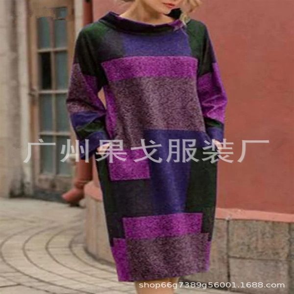 uaiz autumn and winter 2021large plus size dresses women's printing loose medium long skirt sweater sweater length women's dress
uaiz autumn and winter 2021large plus size dresses women's printing loose medium long skirt sweater sweater length women's dress