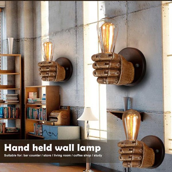 wall lamp handheld holder vintage fist hand held vanity e27 light rack loft retro living room bedroom stairs decor jdh88
wall lamp handheld holder vintage fist hand held vanity e27 light rack loft retro living room bedroom stairs decor jdh88