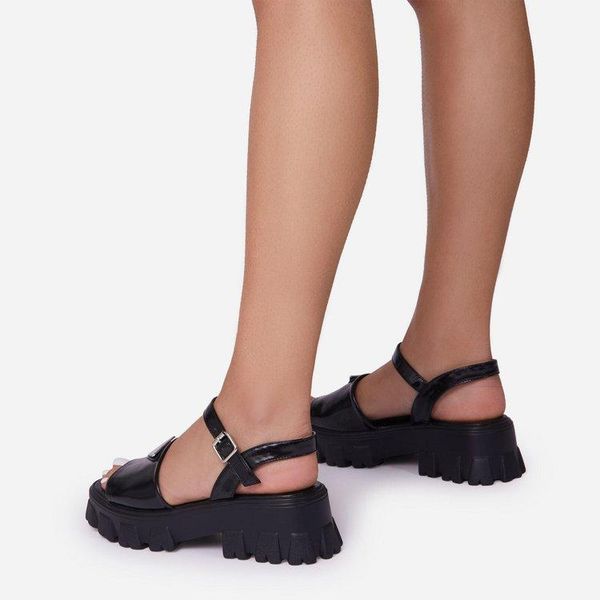 sandals 2021 summer women chunky synthetic leather platform flats buckle straps concise peep toe ladies shoes handmade, Black
sandals 2021 summer women chunky synthetic leather platform flats buckle straps concise peep toe ladies shoes handmade, Black