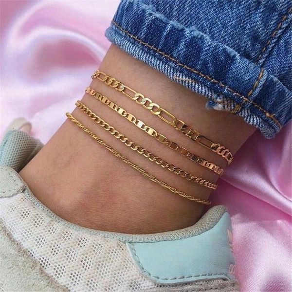anklets trendy multilayer chains anklet feet bracelet for women beach footwear vintage boho style party summer jewelry 4pcs/set, Red;blue
anklets trendy multilayer chains anklet feet bracelet for women beach footwear vintage boho style party summer jewelry 4pcs/set, Red;blue