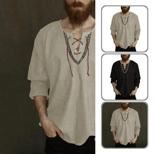 men's casual shirts all-matched moisture-wicking v neck long sleeve loose for daily wear, White;black
men's casual shirts all-matched moisture-wicking v neck long sleeve loose for daily wear, White;black