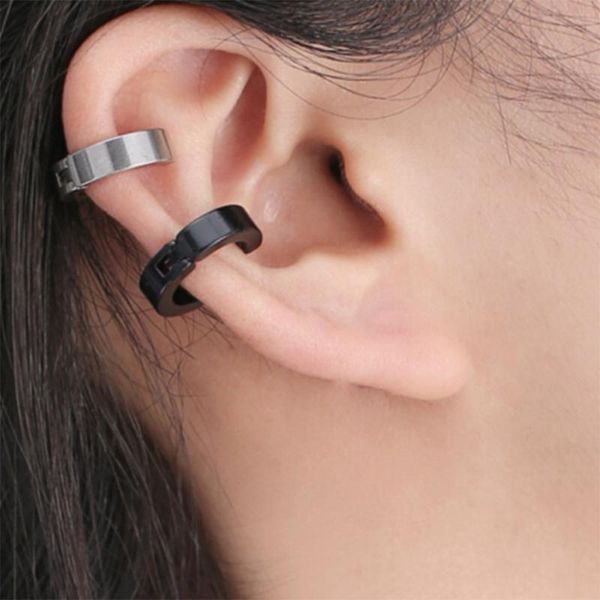 hoop & huggie men women titanium steel round small non-pierced ear cuff clip jewelry, Golden;silver
hoop & huggie men women titanium steel round small non-pierced ear cuff clip jewelry, Golden;silver