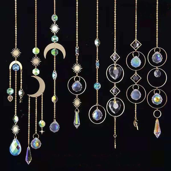 decorative objects & figurines 1pcs hanging crystal suncatcher window sun catchers ball prism pendant rainbow maker home garden decoration
decorative objects & figurines 1pcs hanging crystal suncatcher window sun catchers ball prism pendant rainbow maker home garden decoration