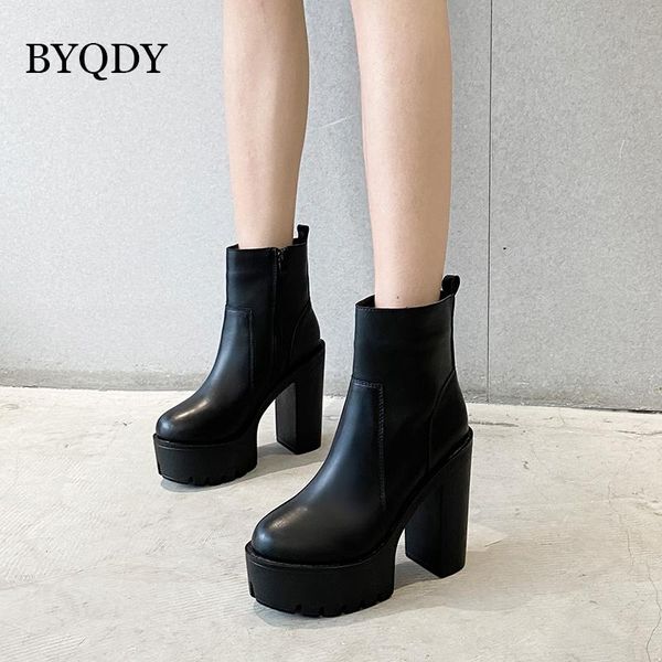 boots byqdy black punk platform women round toe chunky heel ankle for mototcycle footwear back zipper autumn winter
boots byqdy black punk platform women round toe chunky heel ankle for mototcycle footwear back zipper autumn winter