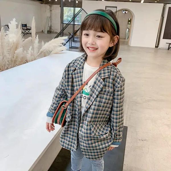 3-12 yrs spring autumn girls blends baby long casual coat for teenages kids brand clothes fashion green gunny check 2021 jackets, Blue;gray
3-12 yrs spring autumn girls blends baby long casual coat for teenages kids brand clothes fashion green gunny check 2021 jackets, Blue;gray