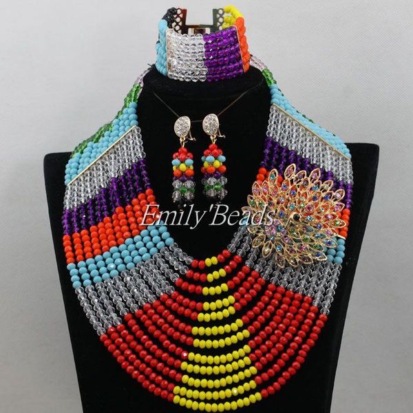 earrings & necklace 2021 fashion costume bridal nigerian wedding african beads jewelry set crystal earring aij452, Silver
earrings & necklace 2021 fashion costume bridal nigerian wedding african beads jewelry set crystal earring aij452, Silver