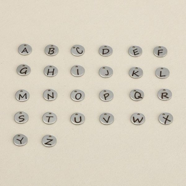 charms stainless steel letter jewelry accessories pendant for making 26 pcs a-z, Bronze;silver
charms stainless steel letter jewelry accessories pendant for making 26 pcs a-z, Bronze;silver