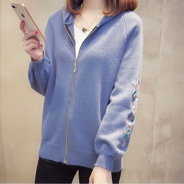 women's jackets spring wool with zipper hooded shirt of women fall sleeves long sleeve cardigans ladies printed flower 6p9o, Black;brown
women's jackets spring wool with zipper hooded shirt of women fall sleeves long sleeve cardigans ladies printed flower 6p9o, Black;brown