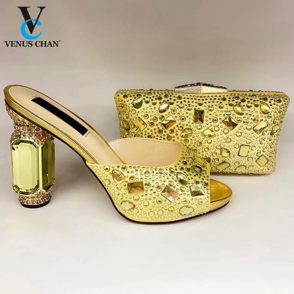 dress shoes italian style and bag in gold mature comfortable heels african women to match with shinning crystal, Black
dress shoes italian style and bag in gold mature comfortable heels african women to match with shinning crystal, Black