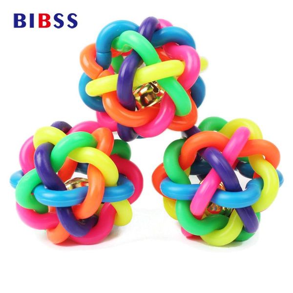 2pc/set colorful training dog toys with bells rubber woven chewing cat ball brinquedos for chihuahua yorkshire poodle
2pc/set colorful training dog toys with bells rubber woven chewing cat ball brinquedos for chihuahua yorkshire poodle