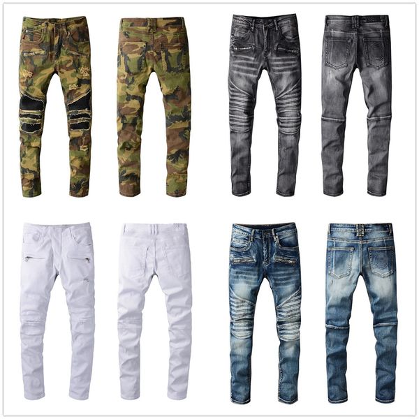 2021 mens fashion jean skinny straight slim ripped men street wear motorcycle biker man 957 jeans pants size 28-40, Blue
2021 mens fashion jean skinny straight slim ripped men street wear motorcycle biker man 957 jeans pants size 28-40, Blue