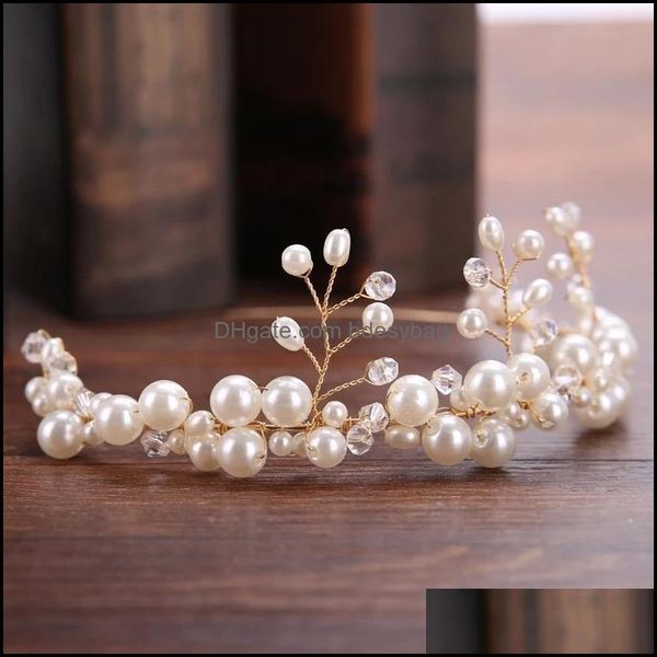 jewelryeuropean -selling bride handmade white pearl hair lead buckle wedding dress aessories headband crown tiara bridal jewelry drop delive, Slivery;golden
jewelryeuropean -selling bride handmade white pearl hair lead buckle wedding dress aessories headband crown tiara bridal jewelry drop delive, Slivery;golden