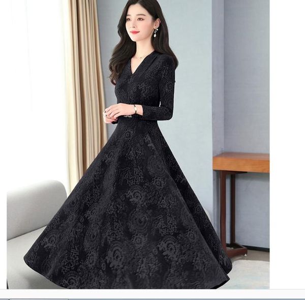 casual dresses 2021 spring and autumn summer long sleeve women's dress, Black;gray
casual dresses 2021 spring and autumn summer long sleeve women's dress, Black;gray