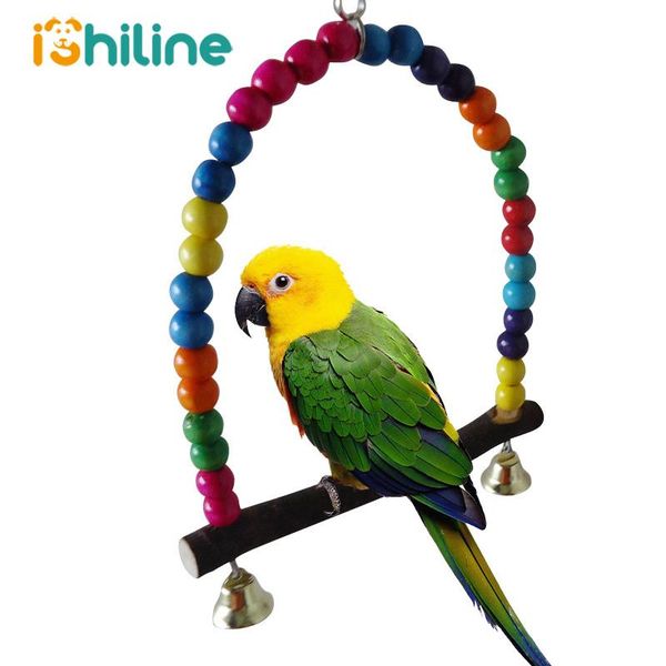 other bird supplies natural wooden parrots swing toy birds perch hanging swings cage with colorful beads bells toys
other bird supplies natural wooden parrots swing toy birds perch hanging swings cage with colorful beads bells toys