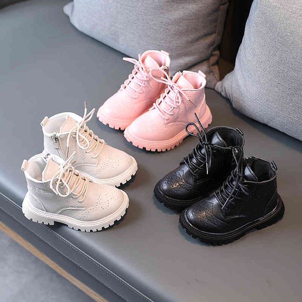 baby shoes autumn and winter children's leather boots men's women's martin middle small simple fashion, Black
baby shoes autumn and winter children's leather boots men's women's martin middle small simple fashion, Black