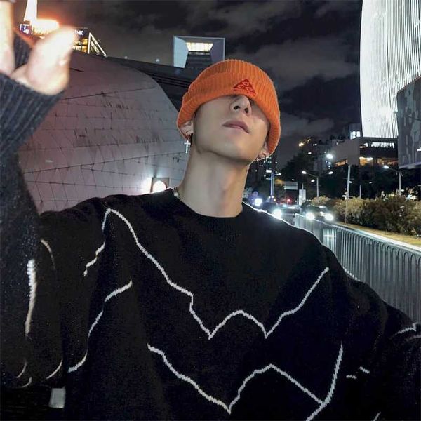 cool sweater men's autumn and winter retro dark harajuku trend boys loose korean style college style sweater high street 211018, White;black
cool sweater men's autumn and winter retro dark harajuku trend boys loose korean style college style sweater high street 211018, White;black