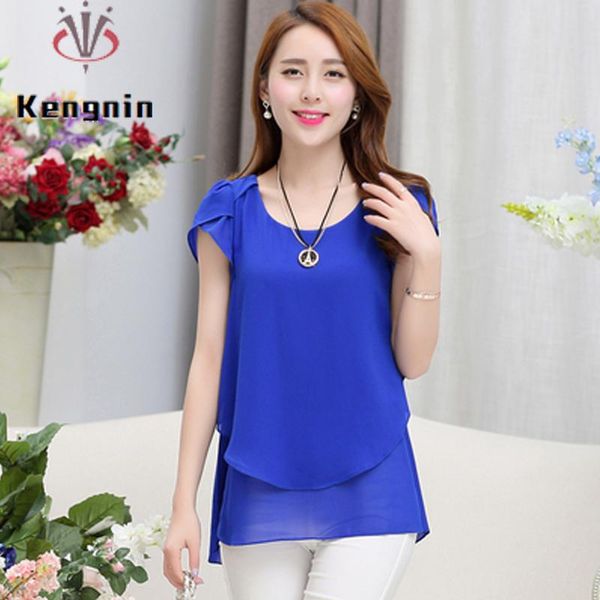 women's blouses & shirts 2021 summer korean fashion chiffon ladies blouse and loose plus size 5xl female thin blause ks767, White 
women's blouses & shirts 2021 summer korean fashion chiffon ladies blouse and loose plus size 5xl female thin blause ks767, White