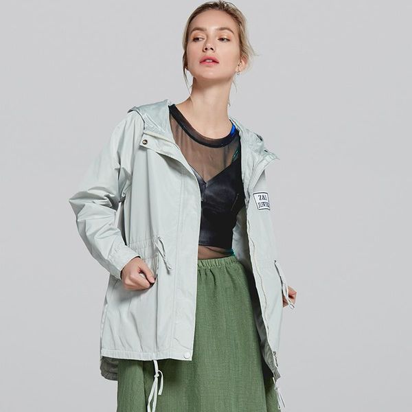 women's trench coats 2021 autumn single breasted windbreaker overcoat fashion wholesale long sleeved hooded coat, Tan;black
women's trench coats 2021 autumn single breasted windbreaker overcoat fashion wholesale long sleeved hooded coat, Tan;black