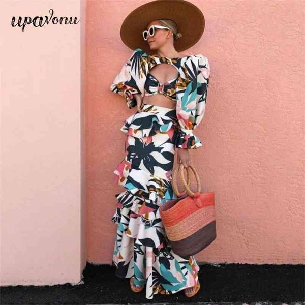 summer women's printed skirt set lantern sleeve hollow & irregular elegant two-piece fashion 210524, White
summer women's printed skirt set lantern sleeve hollow & irregular elegant two-piece fashion 210524, White