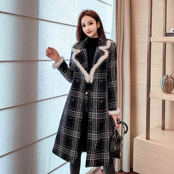 wet autumn/ korean fashion winter vintge high waist retail tweed mid-length pocket dress streetwear coat, Black;gray
wet autumn/ korean fashion winter vintge high waist retail tweed mid-length pocket dress streetwear coat, Black;gray