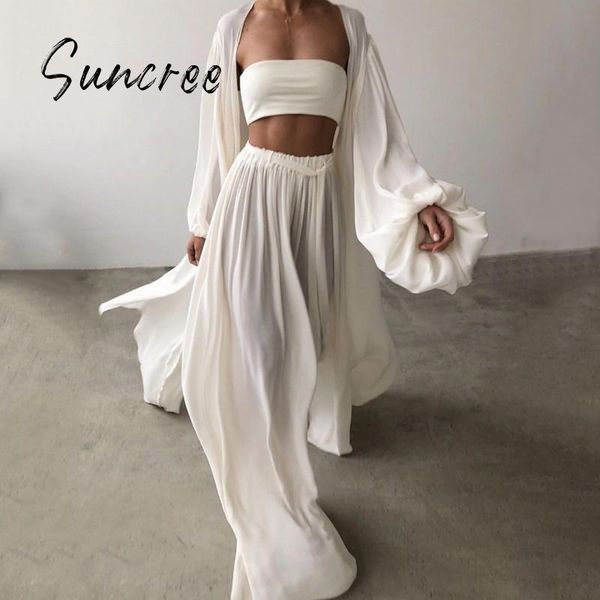 s-3xl 3 piece set women's suit fashion clothing 2021 woman plus size three pieces summer pant suits two pants, White
s-3xl 3 piece set women's suit fashion clothing 2021 woman plus size three pieces summer pant suits two pants, White