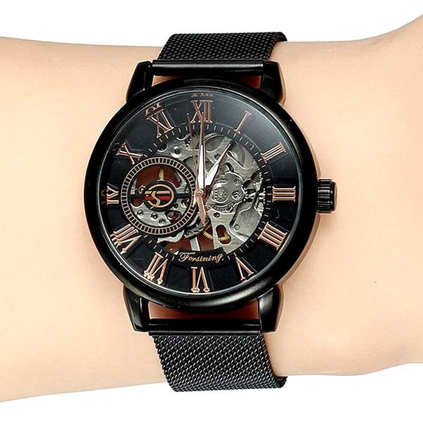wristwatches luxury forsining brand hollow skeleton design stainless steel mesh mechanical watches mens male wrist, Slivery;brown
wristwatches luxury forsining brand hollow skeleton design stainless steel mesh mechanical watches mens male wrist, Slivery;brown