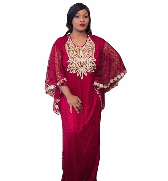 ethnic clothing fashion classic african women's dashiki abaya stylish kwa water soluble cloth lace fabric size inside loose long dress, Red
ethnic clothing fashion classic african women's dashiki abaya stylish kwa water soluble cloth lace fabric size inside loose long dress, Red
