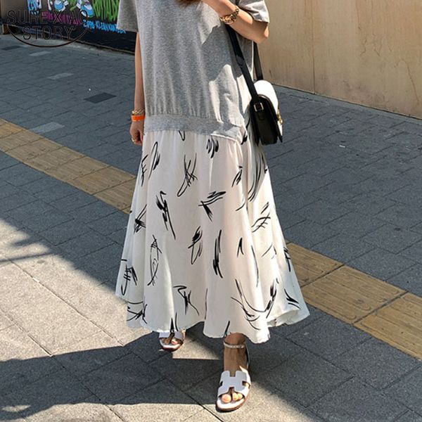 summer fake two piece women short dresses plus size patchwork print ladies long sleeve t-shirt dress 13346 210417, Black;gray
summer fake two piece women short dresses plus size patchwork print ladies long sleeve t-shirt dress 13346 210417, Black;gray