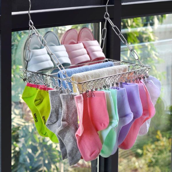 clips large balcony folding shoe drying rack stainless steel laundry towel storage capacity convenient clothes airer racks hangers &
clips large balcony folding shoe drying rack stainless steel laundry towel storage capacity convenient clothes airer racks hangers &
