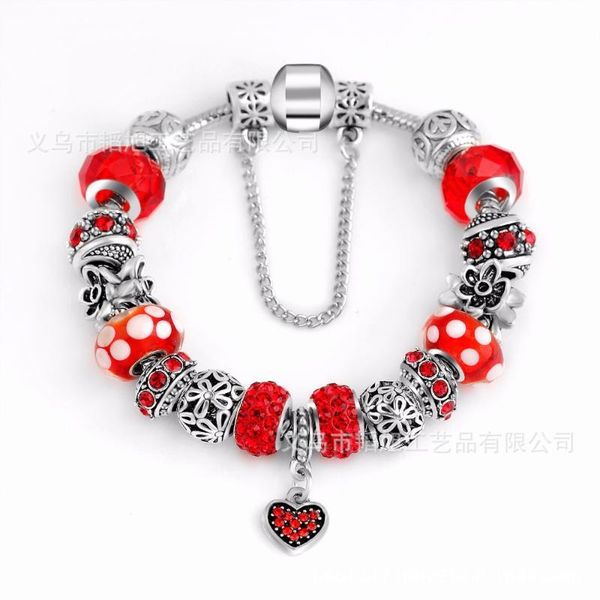charm bracelets heart drill pendant jewelry macroporous glass charms beaded bangles s, Golden;silver
charm bracelets heart drill pendant jewelry macroporous glass charms beaded bangles s, Golden;silver