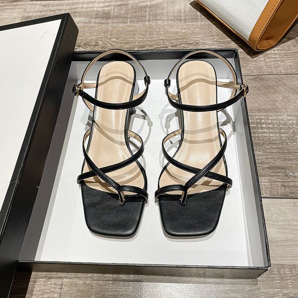 2088-8 net red summer cross toe sandals women's versatile clothes roman shoes, Black
2088-8 net red summer cross toe sandals women's versatile clothes roman shoes, Black