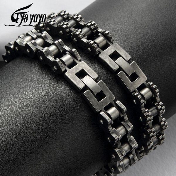 vintage motorcycle men bracelet 15mm stainless steel retro jewelry wide hand chain accessories wristband male bangles for friend charm brace, Golden;silver
vintage motorcycle men bracelet 15mm stainless steel retro jewelry wide hand chain accessories wristband male bangles for friend charm brace, Golden;silver