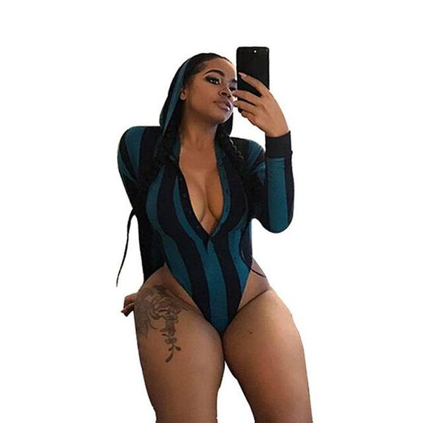 women's jumpsuits & rompers 2021 summer women v neck striped bodysuit bandage with cap bodycon short jumpsuit long sleeve slim club, Black;white
women's jumpsuits & rompers 2021 summer women v neck striped bodysuit bandage with cap bodycon short jumpsuit long sleeve slim club, Black;white