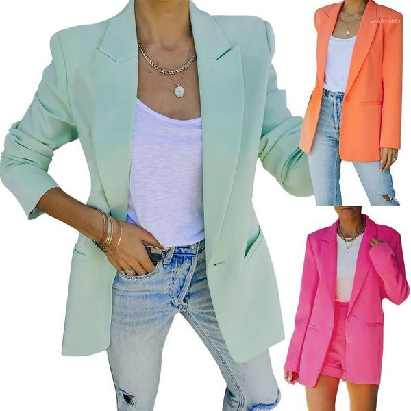 women's suits & blazers women\\u2021s fashion solid color suit autumn casual one button notched lapel long sleeve corset waist blazer, White;black
women's suits & blazers women\\u2021s fashion solid color suit autumn casual one button notched lapel long sleeve corset waist blazer, White;black