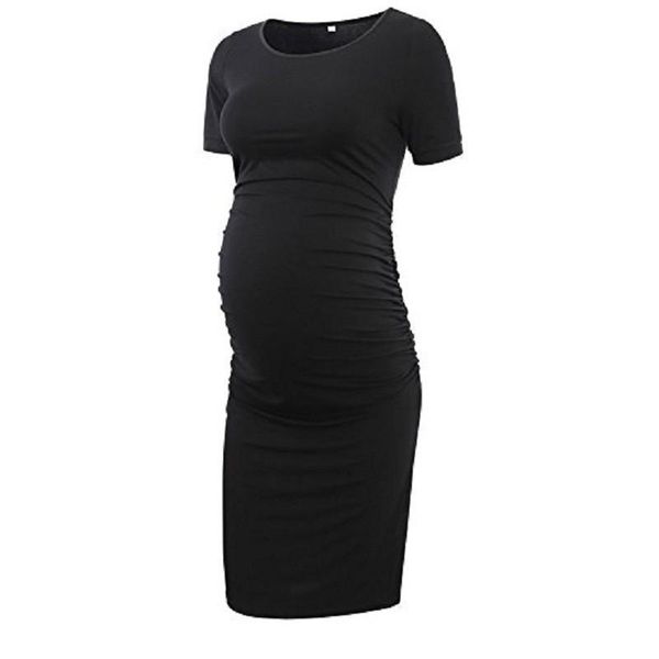 maternity dresses plus size dress solid color stripe modal round neck tight for pregnant women 2021, White
maternity dresses plus size dress solid color stripe modal round neck tight for pregnant women 2021, White