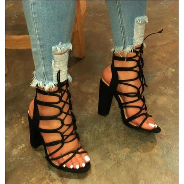 sandals ladies gladiator cross tied women pumps rome high heels female bandage slingback shoes summer sandalia mujer, Black
sandals ladies gladiator cross tied women pumps rome high heels female bandage slingback shoes summer sandalia mujer, Black