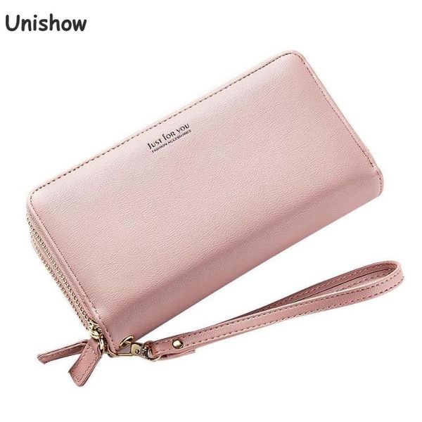 wallets unishow double zipper wallet women large capacity purse simple wristband ladies female phone clutch long bag, Red;black
wallets unishow double zipper wallet women large capacity purse simple wristband ladies female phone clutch long bag, Red;black