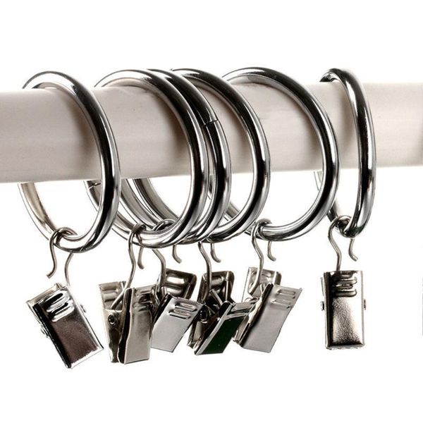 10pc/set 38mm curtain hook clips stainless steel window shower rings clamps drapery accessories other home decor
10pc/set 38mm curtain hook clips stainless steel window shower rings clamps drapery accessories other home decor