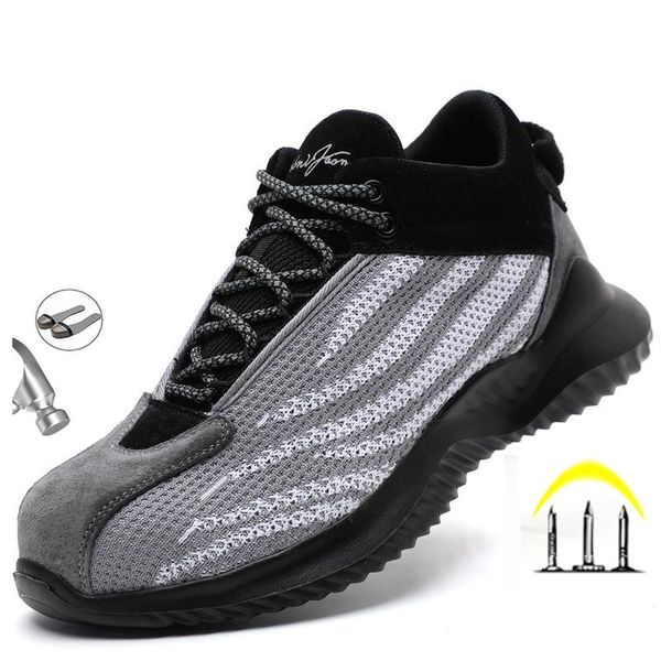 boots loecktty men steel toe work safety shoes lightweight breathable reflective casual sneaker prevent piercing protective, Black
boots loecktty men steel toe work safety shoes lightweight breathable reflective casual sneaker prevent piercing protective, Black