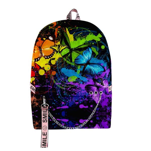 backpack 2021 3d print butterfly schoolbag men/women shoulder travel bag fashion harajuku teenage
backpack 2021 3d print butterfly schoolbag men/women shoulder travel bag fashion harajuku teenage
