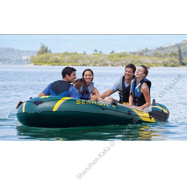 intex seahawk 4 person 351x145x48cm pvc inflatable boat sport fishing 68351 aluminium paddle pump dinghy raft a06007 rafts/inflatable boats
intex seahawk 4 person 351x145x48cm pvc inflatable boat sport fishing 68351 aluminium paddle pump dinghy raft a06007 rafts/inflatable boats