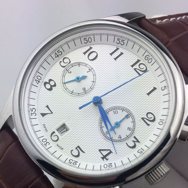 luxury mens automatic mechanical movement watch 40mm waterproof stainless steel business mens watches, Slivery;brown
luxury mens automatic mechanical movement watch 40mm waterproof stainless steel business mens watches, Slivery;brown