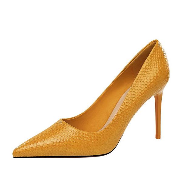 dress shoes women's high heels european american fashion pointed snake-print patent-leather fine-heeled wedding for women, Black
dress shoes women's high heels european american fashion pointed snake-print patent-leather fine-heeled wedding for women, Black