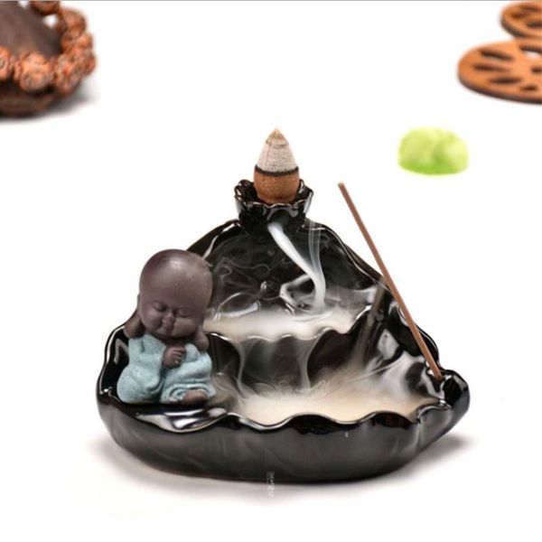 sachet bags little monk water lily incense burner holder backflow censer craft gifts taoism chinese culture decoration teahouse home use
sachet bags little monk water lily incense burner holder backflow censer craft gifts taoism chinese culture decoration teahouse home use
