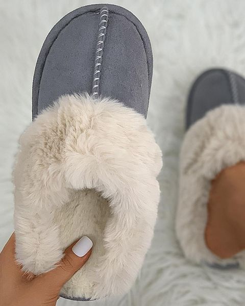 fur warm house slippers female 2021 fashion women's winter hedging rhinestone flat home, Black
fur warm house slippers female 2021 fashion women's winter hedging rhinestone flat home, Black